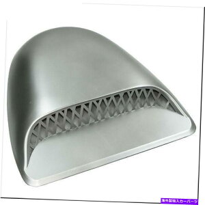 t[hxgg Ԃ̉t[hGAt[XN[vxgJo[Vo[ CAR ROOF HOOD AIR FLOW SCOOP DECORATION VENT COVER SILVER