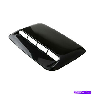 t[hxgg ABSJ[GAt[zCt[hXN[vxg{lbgJo[fR[V̂鍕 ABS Car Air Flow Intake Hood Scoop Vent Bonnet Cover Decoration Glossy Black