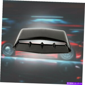 t[hxgg jo[Tt[hXN[vxg{lbgJo[gJ[GAt[OXubN Universal Hood Scoop Vent Bonnet Cover Trim Car Air Flow Decorative Gloss Black