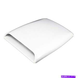 t[hxgg J[Z^[t[hXN[vGAt[Ce[NxgANZT[zCgjo[T Car Center Hood Scoop Air Flow Intake Vent Decor Accessories White Universal