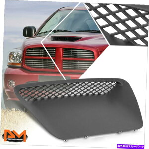 t[hxgg 04-05_bWRAM SRT-10_ChbVXN[v[fBOX^Ct[hxgJo[ For 04-05 Dodge Ram SRT-10 Diamond Mesh Scoop Moulding Style Hood Vent Cover