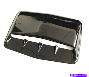 t[hxgg ubNJ[GAt[Ce[Nt[hplXN[vxgg{lbgJo[ Black Car Air Flow Intake Hood Panels Scoop Vent Trim Bonnet Cover Decorative