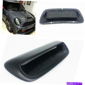 t[hxgg MINI Cooper S R56 2007-14p}bgubNt[h{lbgXN[vxgJo[{fBLbg Matte Black Hood Bonnet Scoop Vent Cover Body Kit For Mini Cooper S R56 2007-14