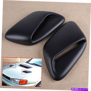 フードベントトリム 2PCSフードベント誘導スクープスバルインプレッサ99-01 GC8 STI WRX 2.5RSに適合 2PCS Hood Vent Induction Scoop Fit for Subaru Impreza 99-01 GC8 STI WRX 2.5RS
