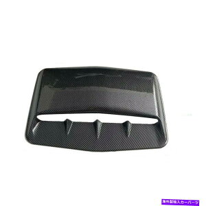 �t�[�h�x���g�g���� �����I�ȃJ�[�{���t�@�C�o�[���b�NABS�J�[�G�A�t���[�C���e�[�N�t�[�h�X�N�[�v�x���g�J�o�[�g���� Decorative Carbon Fiber Look ABS Car Air Flow Intake Hood Scoop Vent Cover Trim