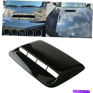 t[hxgg ABSANZT[GAt[zCt[hXN[vxg{lbgJo[ubN Car Abs Decor Accessories Air Flow Intake Hood Scoop Vent Bonnet Cover Black