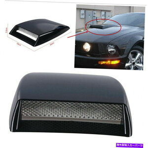 t[hxgg jo[TJ[GAt[zCXN[v{lbgxgJo[t[hubNAu Universal Car Air Flow Decorative Intake Scoop Bonnet Vent Cover Hood Black ABS