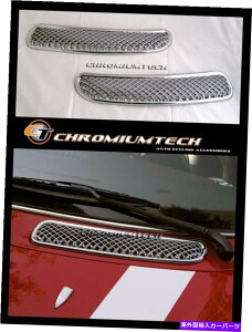 t[hxgg 01-06 BMW~jN[p[//N[p[SN[{lbgԕt[hGAxgXR[vnew 01-06 BMW MINI Cooper/ONE/Cooper S CHROME Bonnet Pollen Hood Air Vent Scoop NEW
