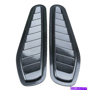 t[hxgg tBbggbNԃt[hXN[v{lbgGAzCxgJo[gABS Fit Truck Car Hood Scoop Bonnet Air Decorative Intake Vent Cover Trim ABS