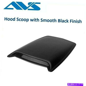 �t�[�h�x���g�g���� avs���炩�ȍ����d�グ�̑傫�ȍ����V���O���t�[�h�X�N�[�v-80004 AVS Large Black Single Hood Scoop with Smooth Black Finish - 80004�y���s�A���i�z