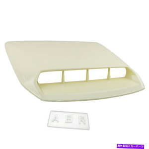 フードベントトリム ABSフロントボンネットスクープエアフローベントカバートヨタハイラックスレヴォ2.4 2.8 15-on ABS Front Bonnet Scoop Air Flow Vent Cover For Toyota Hilux REVO 2.4 2.8 15-ON