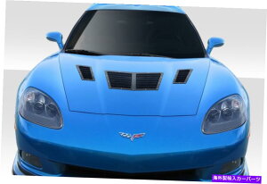 �t�[�h�x���g�g���� Duraflex GT1�t�[�h�ʋC����05-13�V�{���[�R���x�b�gC6��ǉ����܂� Duraflex GT1 Hood Vents Add On for 05-13 Chevrolet Corvette C6�y���s�A���i�z