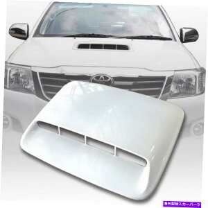 t[hxgg zCg{lbgt[hXN[vxgJo[g^nCbNXr[S`sIMK7 12-14ɓKĂ܂ WHITE BONNET HOOD SCOOP VENT COVER FIT FOR TOYOTA HILUX VIGO CHAMP MK7 12-14