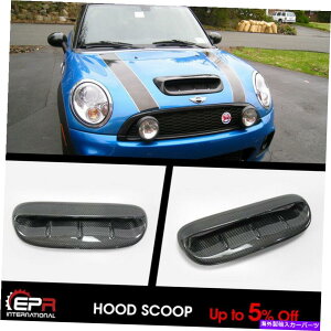 t[hxgg ^CvDGX^CJ[{t@Co[t[hXN[vxg2006 Mini Cooper S R53̃{fBLbg Type DG Style Carbon Fiber Hood Scoop Vents Bodykits For 2006 Mini Cooper S R53