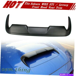 t[hxgg XoWRX STI 4th?? Levorg DTOtgt[hXN[vxgJo[ɓKĂ}bgubNtBbg Matte Black Fit FOR SUBARU WRX STI 4th Levorg DTO Front Hood Scoop Vent Cover