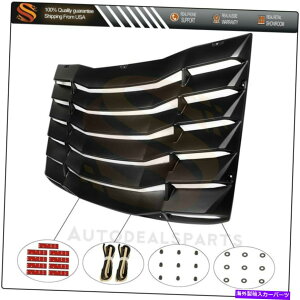 EBhE[o[ 1PCSEBhE[o[Jo[2016-2019V{[J}̃TVF[hAAuXubN 1pcs Window Louver Cover Sun Shade Rear ABS Black For 2016-2019 Chevy Camaro