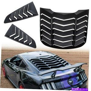 ウィンドウルーバー フォードマスタング2015-2020のGTランボスタイルのリア&サイドウィンドウルーバーウィンドシールド Rear &Side Window Louver Windshield in GT Lambo Style for Ford Mustang 2015-2020