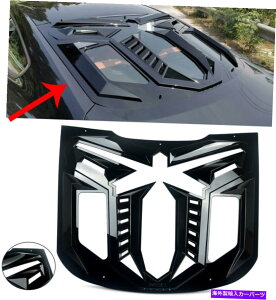 ウィンドウルーバー フォードマスタングのリアウィンドウルーバーカバー2015 16 17 2018 2019 2020光沢のある黒 Rear Window Louver Cover For Ford Mustang 2015 16 17 2018 2019 2020 Glossy Black