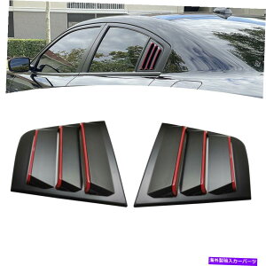 EBhE[o[ 2011-21_bW`[W[EBhEXN[v[o[TChGAxgJo[gbhC For 2011-21 Dodge Charger Window Scoop Louver Side Air Vent Cover Trim Red Line