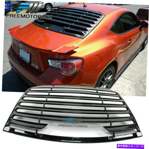 EBhE[o[ 13-20TCIFRS/XoBRZ/g^86AEBhE[o[OXubNC Fits 13-20 Scion FRS/Subaru BRZ/Toyota 86 Rear Window Louver Gloss Black Rain
