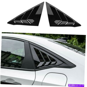 EBhE[o[ z_VrbN11 2022NOXubNTChxgEBhEXN[v[o[Jo[g2 For Honda Civic 11th 2022 Gloss Black Side Vent Window Scoop Louver Cover Trim 2