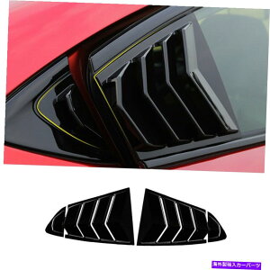 EBhE[o[ OXubNTChxgEBhEXN[v[o[Jo[}c_6AeU2014-16̃g Gloss Black Side Vent Window Scoop Louver Cover Trim For Mazda 6 Atenza 2014-16