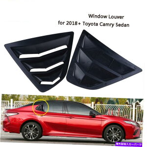 EBhE[o[ yA}bgubNX^CTChxgEBhEXN[v[o[gg^J2018+ Pair Matte Black Style Side Vent Window Scoop Louver Trim For Toyota Camry 2018+