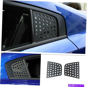 EBhE[o[ 2pubNNH[^[AEBhETChxg[o[Jo[2011-2020_bW[d 2P Black Quarter Rear Window Side Vent Louver Covers For 2011-2020 Dodge Charger
