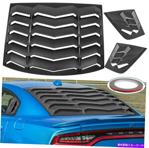 EBhE[o[ 3PCSAƃTChEBhE_bW`[W[̂߂̃[o[2011-2021 ABSTVF[hJo[ 3pcs Rear & Side Window Louvers for Dodge Charger 2011-2021 ABS Sun Shade Cover