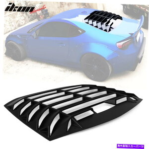 EBhE[o[ 13-20TCIFRS/XoBRZ/g^86CRX^CAEBhEV[h[o[ Fits 13-20 Scion FRS/Subaru BRZ/Toyota 86 Ikon Style Rear Window Shield Louver