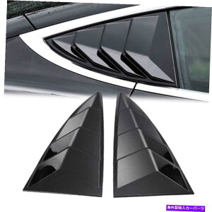 EBhE[o[ 2PCSTChxgEBhEXN[v[o[geXf3 2017-2021̂߂̌̂鍕 2pcs Side Vent Window Scoop Louver Trim Glossy Black For Tesla Model 3 2017-2021