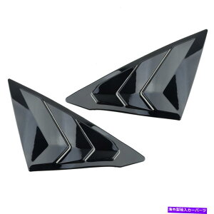 EBhE[o[ z_VrbN11th 22OXubNTChxgEBhEXN[v[o[Jo[gɍ Fit for Honda Civic 11th 22 Gloss Black Side Vent Window Scoop Louver Cover Trim