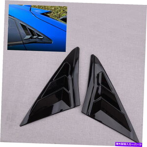 EBhE[o[ z_VrbNnb`obN2017-2020ɃtBbgJ[TChxgEBhE[o[gtBbg Car Side Vent Window Scoop Louver Trim Fit for Honda Civic Hatchback 2017-2020