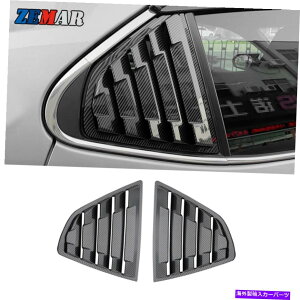 ウィンドウルーバー トヨタカムリ8th XV70 2018-21カーボンファイバーサイドウィンドウルーバーシャ??ッターカバートリム Toyota Camry 8TH XV70 2018-21 Carbon Fiber Side Window Louver Shutter Cover Trim