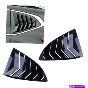 EBhE[o[ 2xTChAEBhEXN[vVb^[[o[Jo[gz_CRV CR-VɃtBbg 2x Side Rear Window Scoop Shutter Louver Cover Trim Fit for Honda CRV CR-V