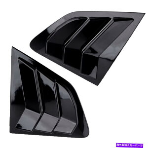 EBhE[o[ 2xubNAEBhEVb^[[o[XN[vJo[ABS͓YQashqai J11ɓKĂ܂ 2x Black Rear Window Shutter Louver Scoop Cover ABS Fit for Nissan Qashqai J11