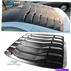 EBhE[o[ tBbg11-16TCITCAEBhEtgKX[o[}bgubNCTK[h Fits 11-16 Scion TC Rear Window Windshield Louvers Matte Black Rain Sun Guard