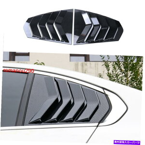 �E�B���h�E���[�o�[ BMW 3�V���[�YG20 2019-2021�J�[�{���t�@�C�o�[���b�N�T�C�h�x���g�E�B���h�E���[�o�[�g������2x 2X For BMW 3 Series G20 2019-2021 Carbon Fiber Look Side Vent Window Louver Trim�y���s�A���i�z