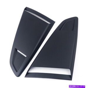 EBhE[o[ EEBhEA[o[xgJo[tH[h}X^O2015-18ubNBTɓKĂ܂ Left & Right Window Rear Louver Vent Cover Fit for Ford Mustang 2015-18 Black bt