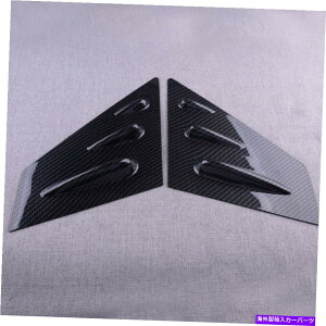 EBhE[o[ J[{t@Co[X^C̃tgEBhE[o[TChxgXoWRX STI 2015-19ɃtBbg Carbon Fiber Style Front Window Louver Side Vent Fit For Subaru WRX STI 2015-19