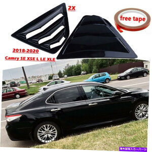 EBhE[o[ AEBhE[o[V??b^[Jo[g^JZXxse l le xle 2018-2020̃g Rear Window Louver Shutter Cover Trim For Toyota Camry SE XSE L LE XLE 2018-2020