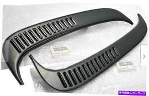 ウィンドウルーバー トヨタランドクルーザー80 FJ80リアルバークォーターサイドウィンドウベントセット本物 Toyota Land Cruiser 80 FJ80 Rear Louver Quarter Side Window Vent Set Genuine