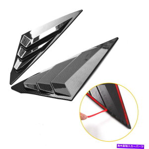 ウィンドウルーバー レーシングスタイルリアサイドウィンドウルーバーフィット2022ホンダシビックSDEANアクセサリー Racing Style Rear Side Window Louvers Fit 2022 Honda Civic Sdean Accessories