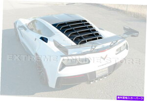 ウィンドウルーバー 後部&サイドクォーターウィンドウルーバーサンシェードカバー14-19コルベットC7クーペのカバー Rear & Side Quarter Window Louver Sun Shade Cover For 14-19 Corvette C7 Coupe