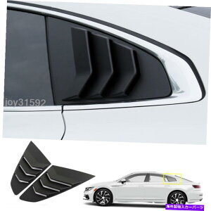 EBhE[o[ 2PC}bgubNTChEBhE[o[V??b^[Jo[tHNX[QAeI2019 2020 2PC Matte Black Side Window Louver shutter Cover For Volkswagen Arteon 2019 2020