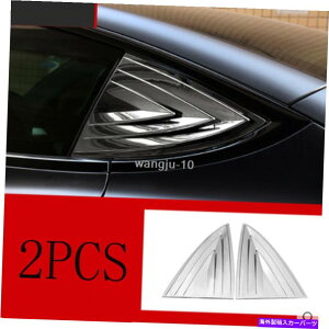 EBhE[o[ eXf3 2017-2019 ABS Chrome Side Vent Window Scoop[o[g For Tesla Model 3 2017-2019 ABS Chrome Side Vent Window Scoop Louver Trim