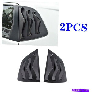 ウィンドウルーバー ホンダフィットジャズ2014 2015-2020マットブラックサイドウィンドウルーバーシャ??ッタートリム For Honda Fit Jazz 2014 2015-2020 Matte black Side Window Louver shutter trim