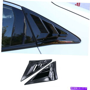 EBhE[o[ 2017-2021 CIVIC FK7nb`obNuCgubNTChEBhE[o[V??b^[Jo[ For 2017-2021 Civic FK7 Hatchback Bright Black Side Window Louver Shutter Cover