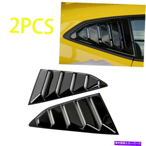 EBhE[o[ ̂鍕TChEBhE[o[V??b^[g2016 2017-2020V{[J} Glossy Black Side Window Louver Shutter Trim For 2016 2017-2020 Chevrolet Camaro