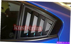 EBhE[o[ 2015-2020XoWRX / WRX STĨ_ubNAEBhE[o[V??b^[Jo[ Dumb black Rear Window Louver Shutter Cover For 2015-2020 Subaru WRX / WRX STI